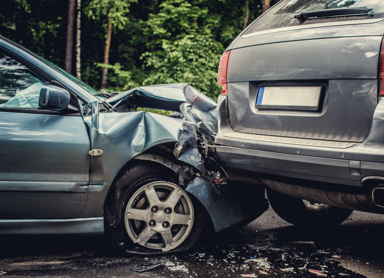Voiture accidentee a enlever